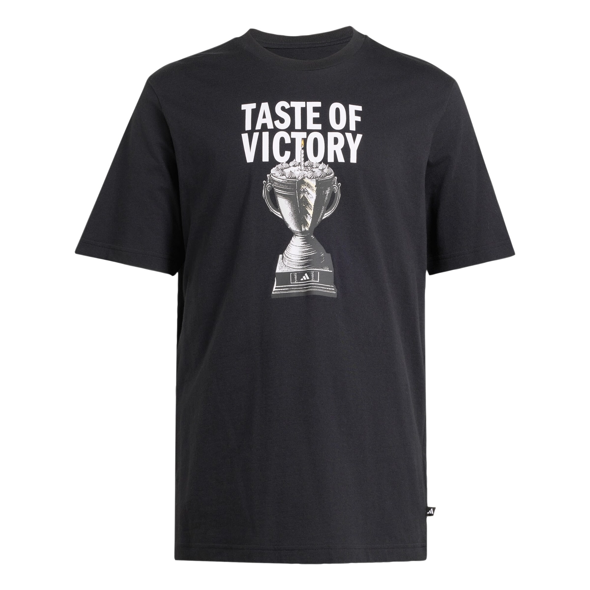 ADIDAS SPORTSWEAR Functioneel shirt 'Taste Of Victory Cake' in Zwart: voorkant