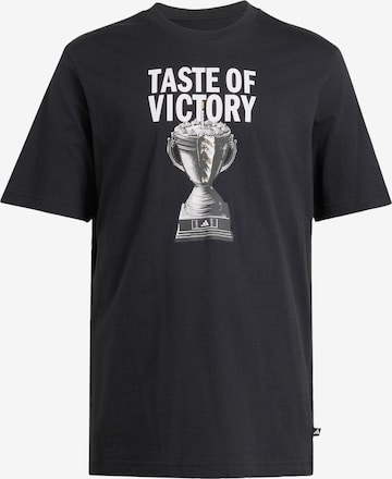 juoda ADIDAS SPORTSWEAR Sportiniai marškinėliai 'Taste Of Victory Cake': priekis