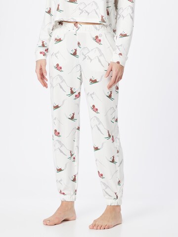 Gilly Hicks Pajama Pants in White: front