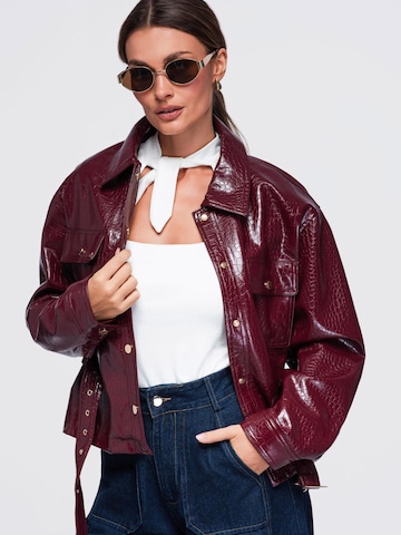Ombre Between-season jacket in Red