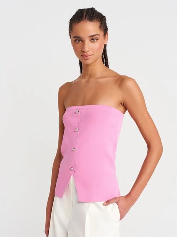 Dilvin Blouse 'Blusen' in Roze: voorkant