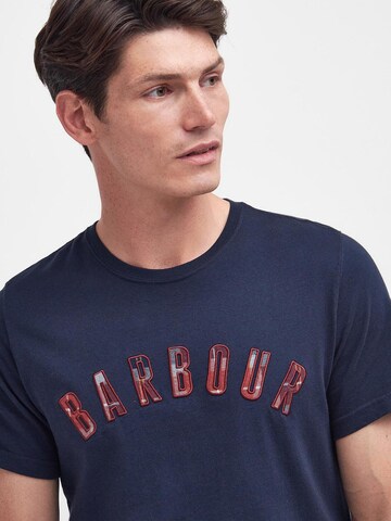 T-Shirt 'Ancroft' Barbour en bleu