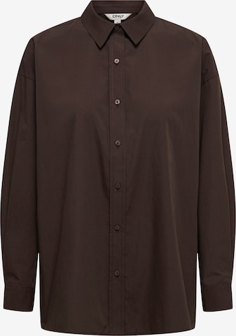 ONLY - Blusa 'ONLLIBBA' en marrón: frente
