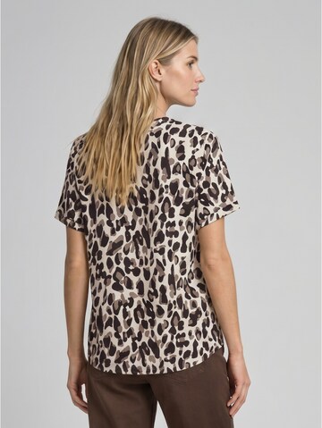 TOM TAILOR Bluse in Braun