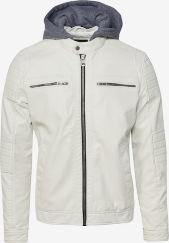 KOROSHI Between-season jacket in White: front