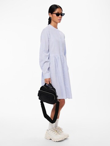 PIECES Shirt dress 'SALLY' in Blue