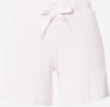 SCHIESSER Pajama Pants in Pink: front