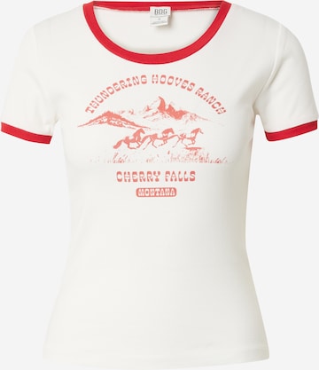 balts BDG Urban Outfitters T-Krekls 'WESTERN': no priekšpuses