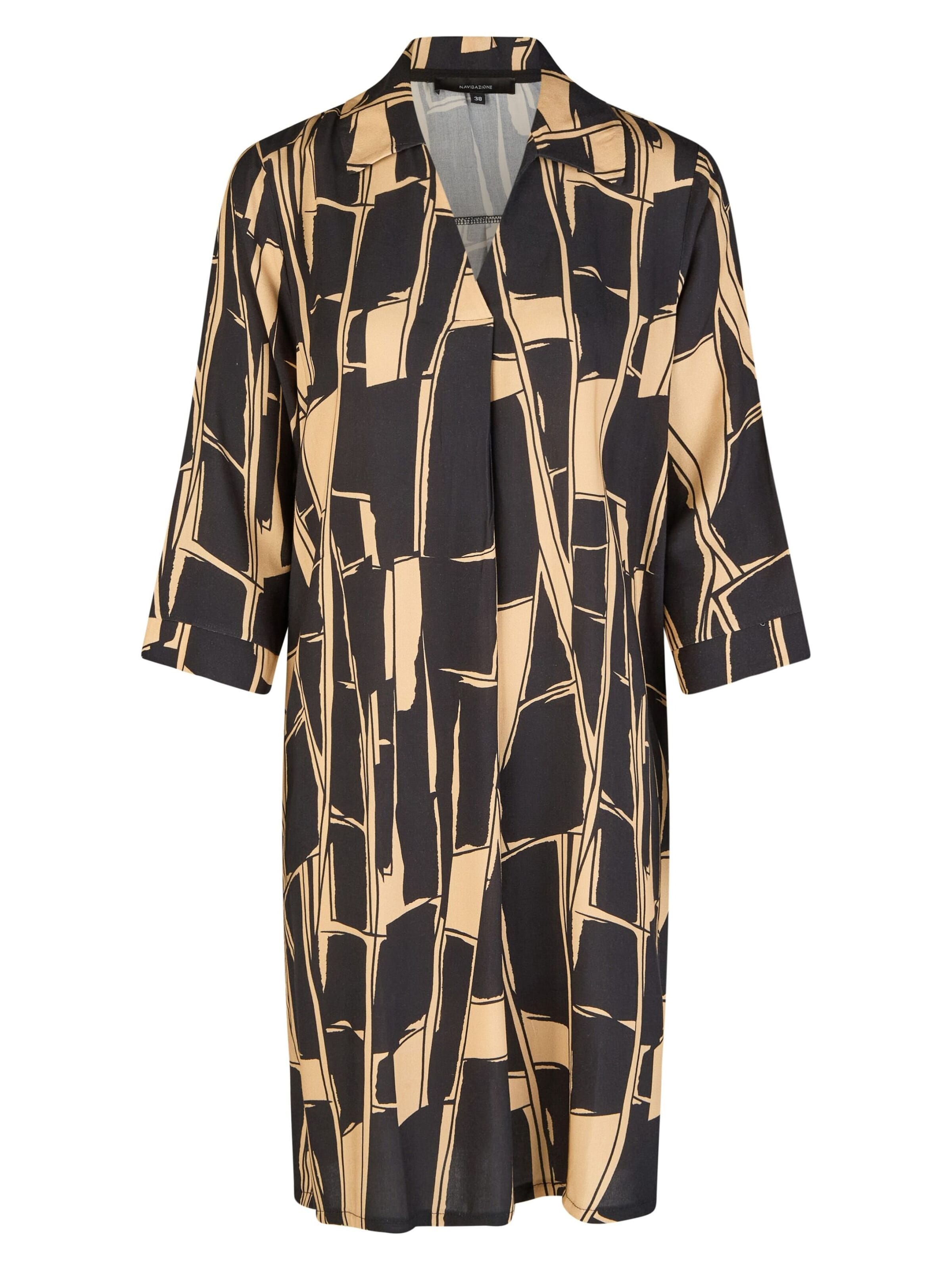 Navigazione Kleid in Schwarz: Vorderseite