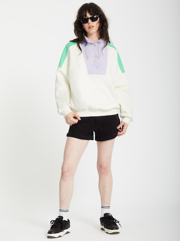 Volcom Sweatshirt 'Reetrostone' in Beige