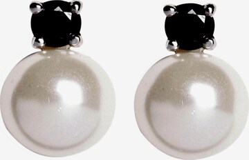 Nana Kay Earrings 'Fashion Pearl' in Silver: front