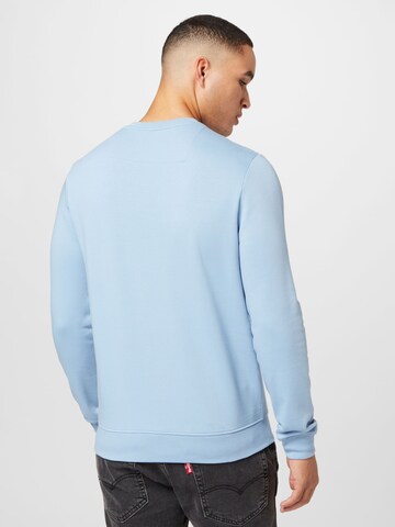 GUESS Sweatshirt 'FEBO' i blå