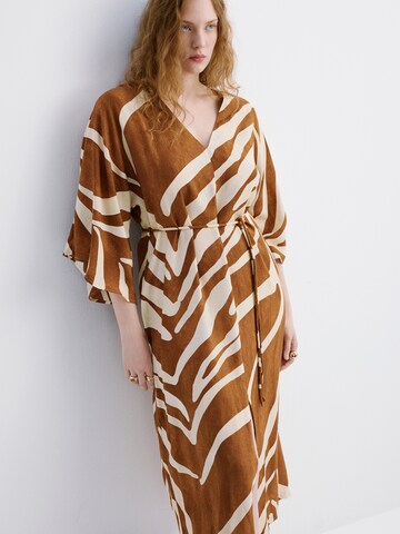 MANGO Kleid 'Karla' in Braun