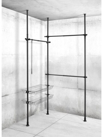 Wenko Teleskop-System 'Herkules Duo' in Schwarz