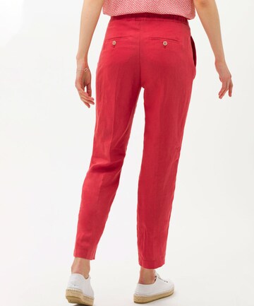 BRAX Tapered Chino 'Maron' in Rood