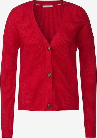 CECIL Gebreid vest in Rood: voorkant