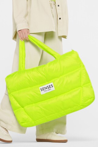 SENSES.THE LABEL Shopper in Green: front