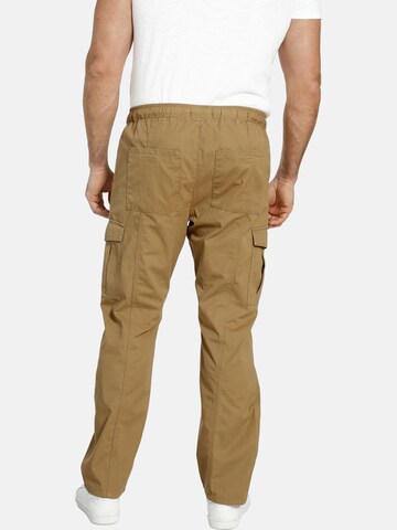 Charles Colby Loose fit Cargo Pants ' Baron Kinsley ' in Brown