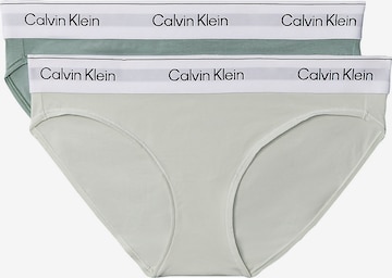 Slip Calvin Klein en vert : devant