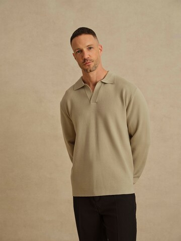 DAN FOX APPAREL Свитер 'Jaron' в Зеленый: спереди