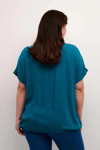 KAFFE CURVE Blouse 'Ami' in Groen