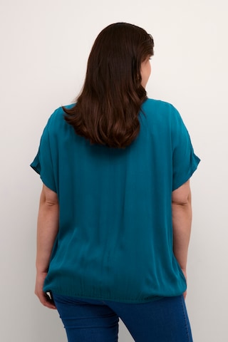 KAFFE CURVE Blouse 'Ami' in Green
