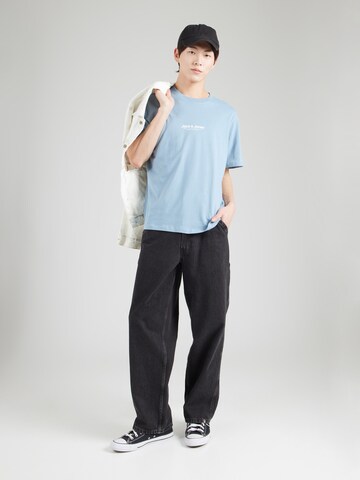 JACK & JONES T-Shirt 'JWHVESTERBRO' in Blau
