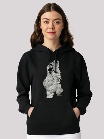 Sweat-shirt 'Cookie Monster Pencil Drawing' F4NT4STIC en noir : devant
