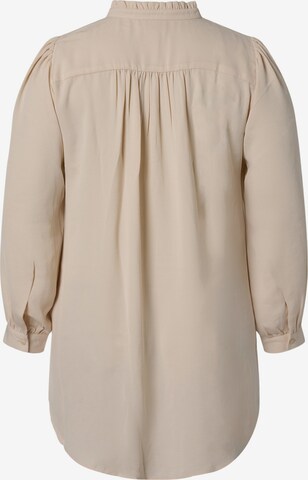 Zizzi Tunika 'CAJOY' in Beige