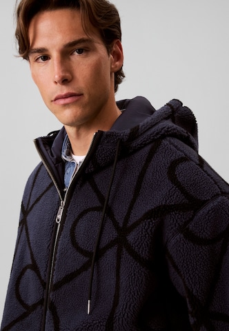 Calvin Klein Jeans Fleecejakke i blå