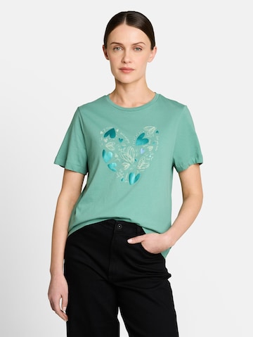 T-shirt TOM TAILOR en vert : devant