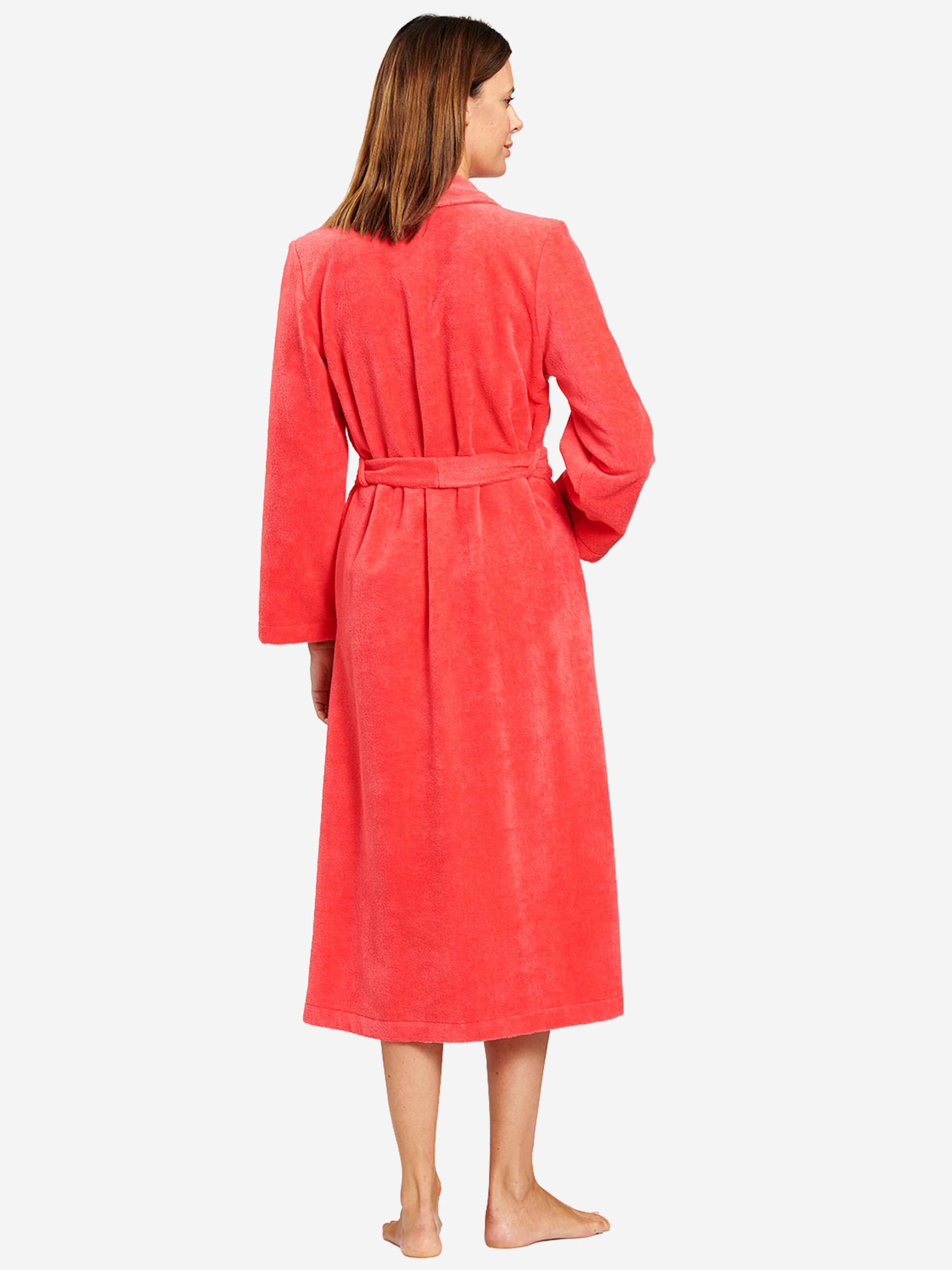 FÉRAUD PARIS Short Bathrobe ' Spa ' in Red