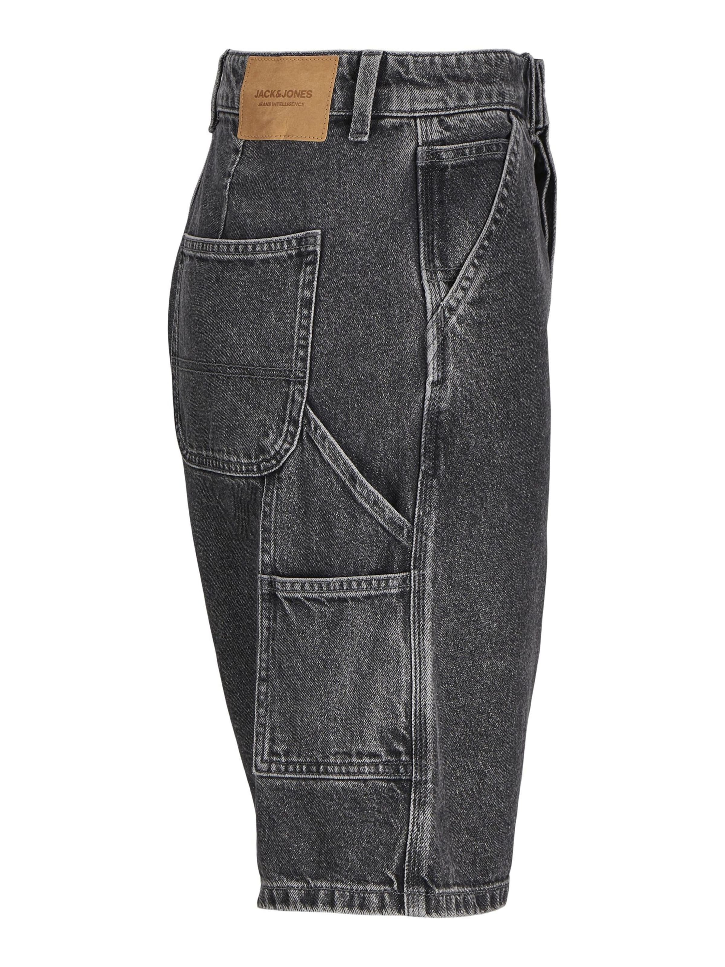 JACK & JONES Baggy Jeans 'JJIALEX JJCARPENTER' in Grey