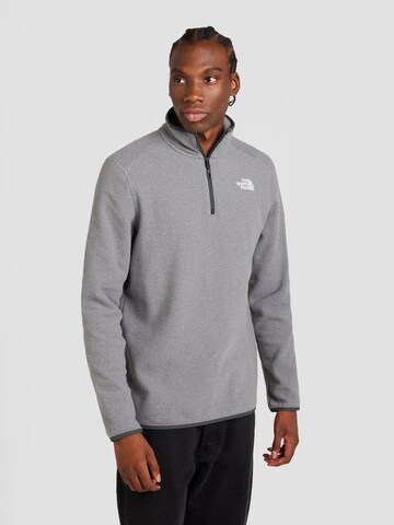 THE NORTH FACE Sportpullover '100 Glacier' in Grau: Vorderseite