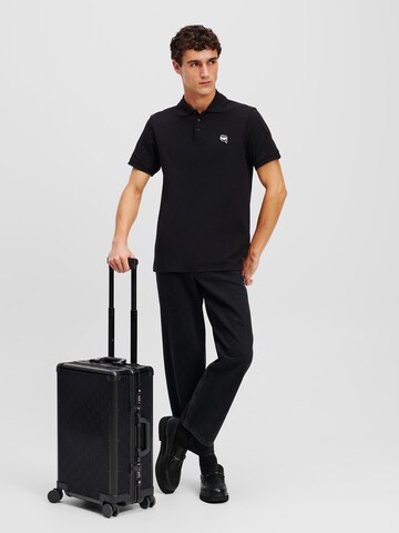 Karl Lagerfeld Kufr na kolečkách – černá