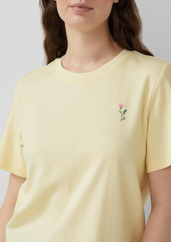 T-shirt s.Oliver en jaune