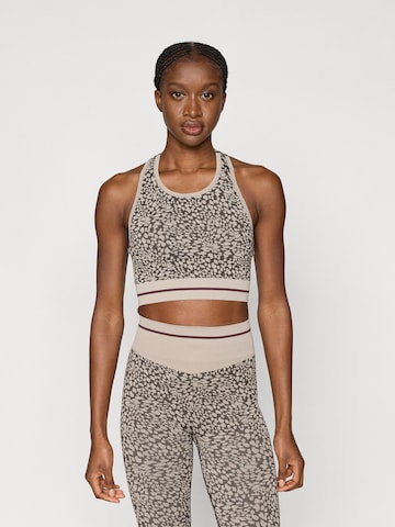 ONLY PLAY Bustier Športni nederček 'ONPDAISY-2-AJESSA' | bež barva: sprednja stran