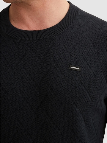VANGUARD Sweater 'Pullover with crewneck and allover texture' in Blue