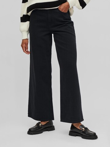 VILA Wide leg Jeans 'Widey' i svart: framsida