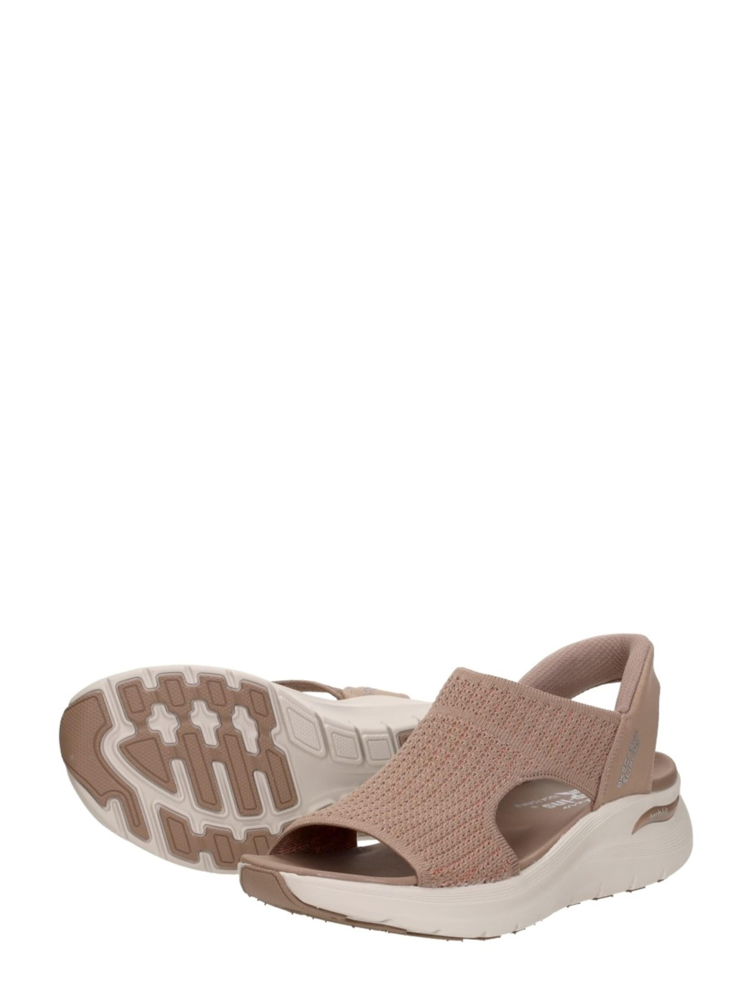 SKECHERS Sandaal 'Slip-Ins: Arch Fit 2.0 Sandal' in Bruin