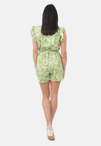 Tuta jumpsuit di Elara in verde