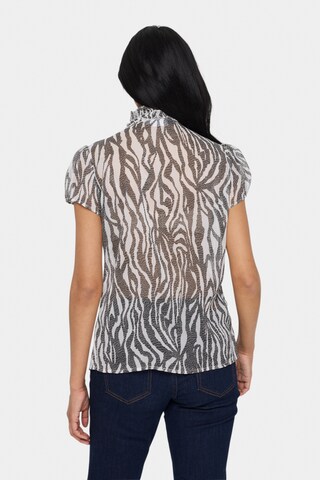 SAINT TROPEZ Bluse 'Lilja' in Schwarz