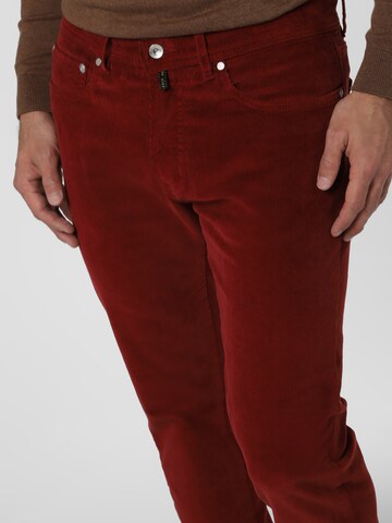 PIERRE CARDIN Regular Pants 'Lyon' in Red