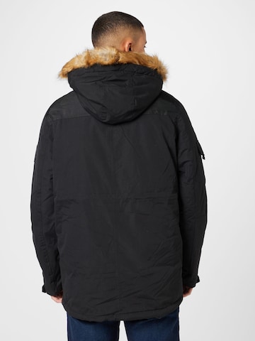 BURTON MENSWEAR LONDON Zimska jakna | črna barva