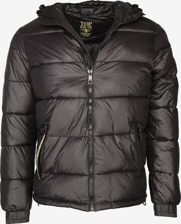 TOP GUN Winter Jacket in Black: front