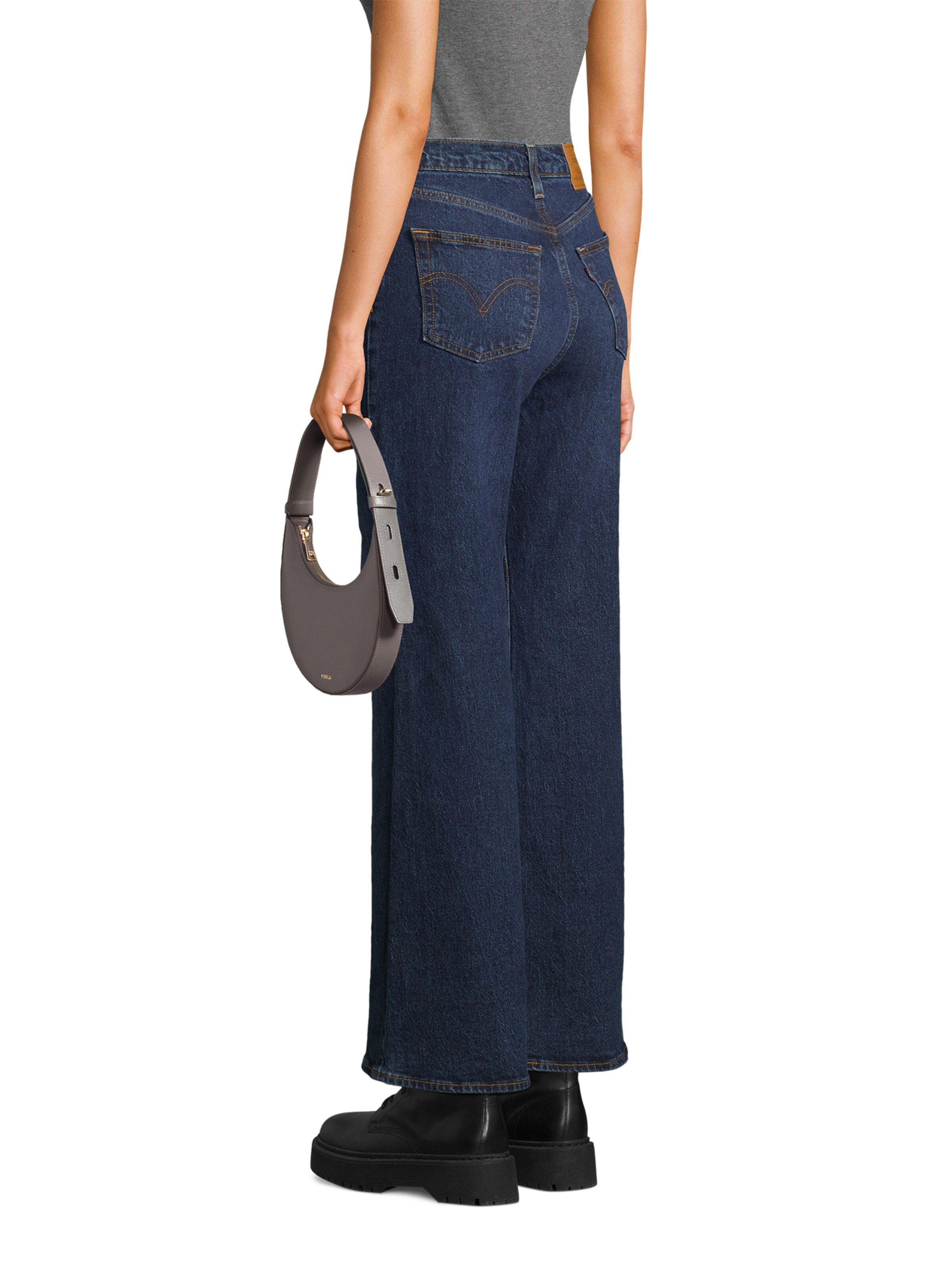 FURLA Наплечная сумка в Серый