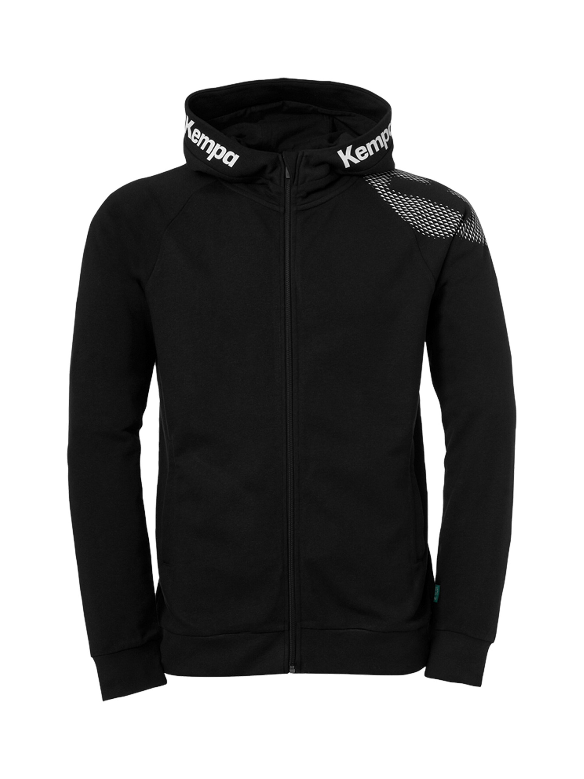 UHLSPORT Sportsweatjacke in Schwarz: Vorderseite
