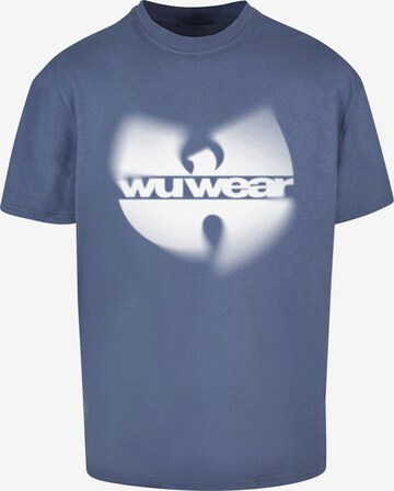 Maglietta di WU Wear in blu: frontale