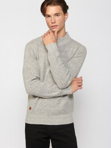 Pull-over KOROSHI en gris : devant