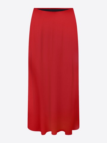 Gonna 'Fancy Long' di Jascha Stockholm in rosso: frontale